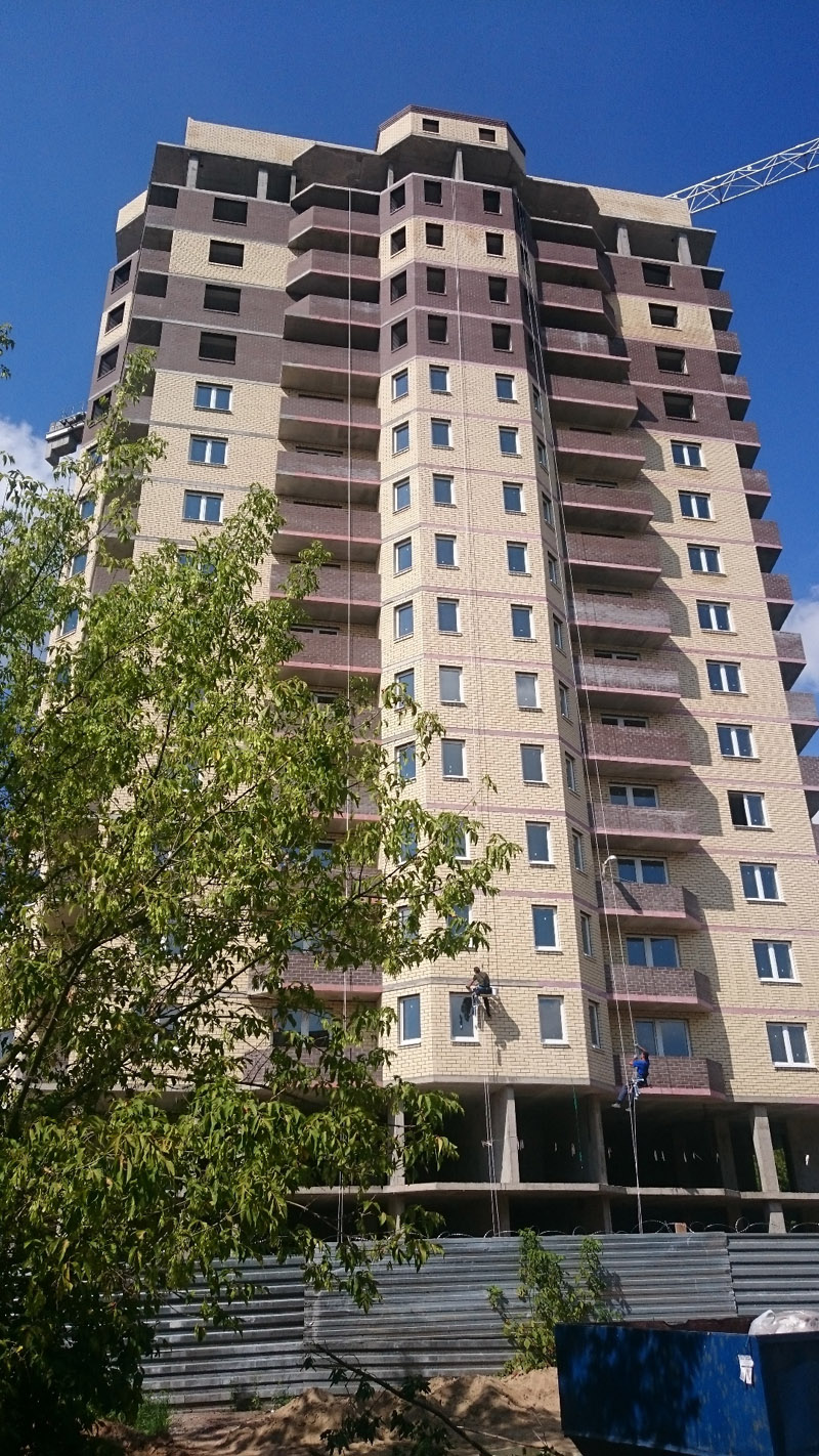 Состояние строительства Борисовская 5 июнь 2017